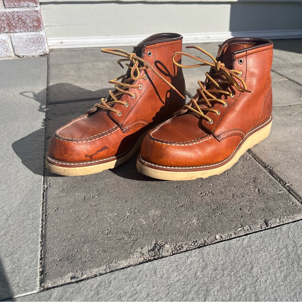 Red Wing Shoes Women’s Tan Leather Boots